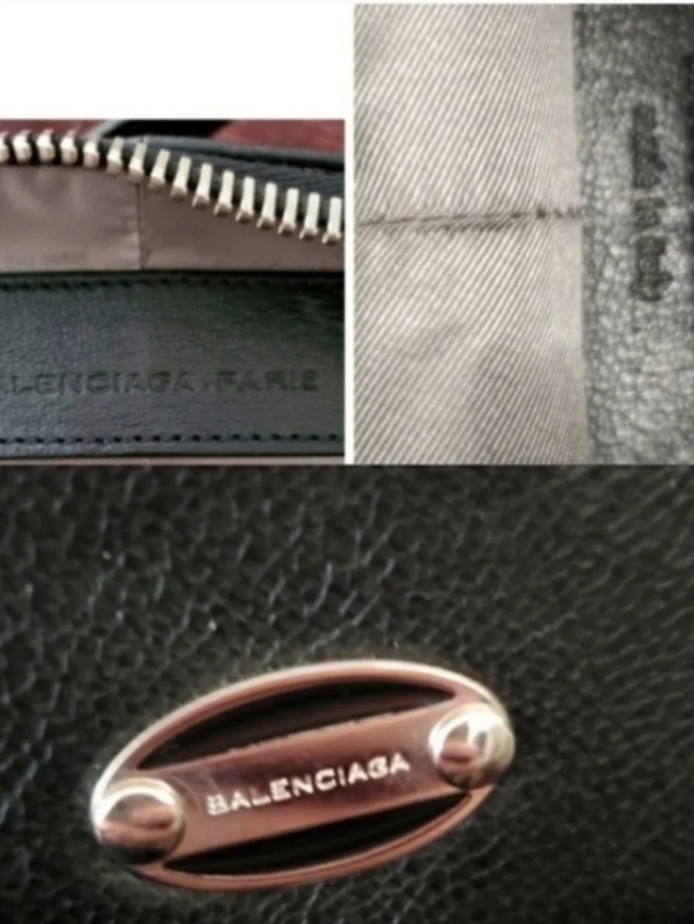 BALENCIAGA Black Beauty Travel Bag leather suitcase carry on luggage Overnight - Picture 7 of 14